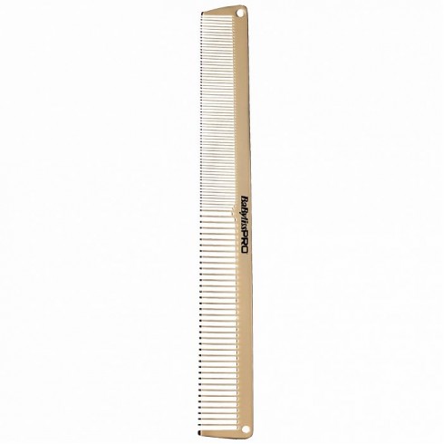 Расческа Babyliss Pro металлическая Gold 19 см